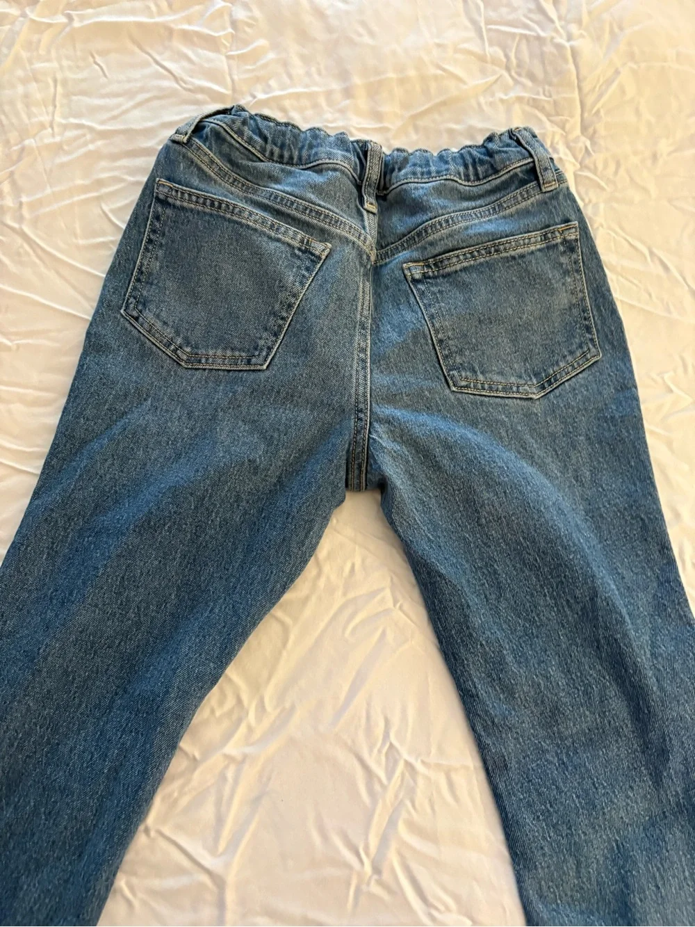 Old Navy Kids Blue Denim Jeans with Braided Waist
